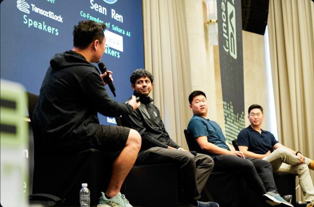 Founders on stage